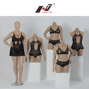 Gold Plus Size Curvy Female Mannequin - Wedding Store Stand