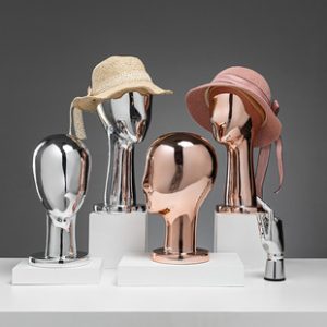 O1CN010D1lkl1oWlRDok0h0_2213992875233-0-cib.310x310.jpg Electroplated Head Mannequin - Clothing Store Window Rack (Hat/Glasses/Jewelry/Wig)