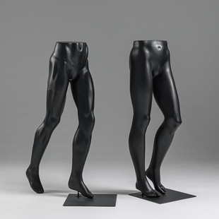 O1CN0162cWqi1nonbxDn3Kn_2218826365137-0-cib.310x310.jpg High-End Matte Black Unisex Lower-Body Mannequin - Sports Store Window Pants Stand