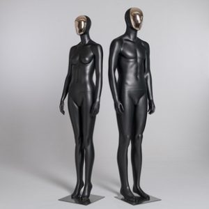 O1CN016r7G7q1nonc2mvlsd_2218826365137-0-cib.310x310.jpg Electroplated-Face Couple Mannequin - Men’s & Women’s Store Window Stand