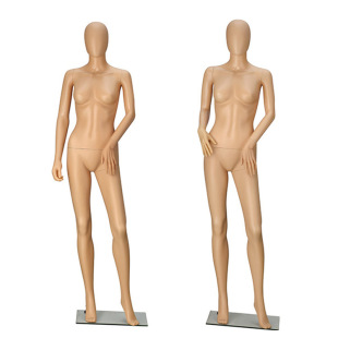 O1CN01873ou91eBYzJ3J9rd_2215866743833-0-cib.310x310.jpg Skin-Color Makeup Plastic Female Mannequin - Women’s Store Window Prop