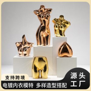O1CN018jGHWW1YOUfGbOKIX_2215791163049-0-cib.310x310.jpg Electroplated Unisex Underwear Mannequin - Bra & Underwear Store Window Stand