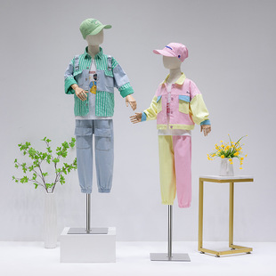 O1CN01B1P9BO1oWleAtOmCs_2213992875233-0-cib.310x310.jpg Unisex Half-Length Kids’ Mannequin - Kids’ Store Display Stand