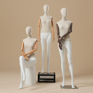 O1CN01B9eyFr1oWlNC5o4CF_2213992875233-0-cib.310x310.jpg High-End Cloth Female Mannequin - Korean Women’s Store Window Stand