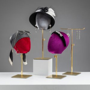 Colored Head Mannequin - Unisex Clothing Store Window Stand (Hat/Wig/Accessories)