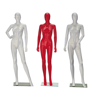 Factory-Direct Colorful Spray-Painted Female Mannequin - Clothing Store Window Prop