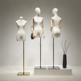 Korean Collarbone Female Mannequin - Half-Length Women’s Store Window Stand