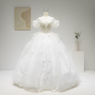 O1CN01CUzc7y1nFX80WO01w_2212945495060-0-cib.310x310.jpg High-End Female Wedding Dress Mannequin - Clothing Store Stage & Window Stand