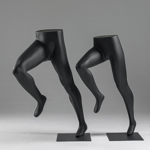O1CN01Chcc2q1nondjfXubz_2218826365137-0-cib.310x310.jpg High-End Matte Black Unisex Lower-Body Mannequin - Sports Store Window Pants Stand