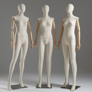 O1CN01ElYQDx1nonbwqfmTM_2218826365137-0-cib.310x310.jpg Cloth-Wrapped Female Mannequin - Women’s Store Window Stand (With Movable Hands)