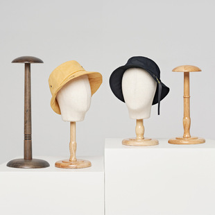 O1CN01FG8HhT1oWleaGmHc6_2213992875233-0-cib.310x310.jpg Desktop Wooden Hat Rack - Clothing Store & Home Window Head Mannequin Stand