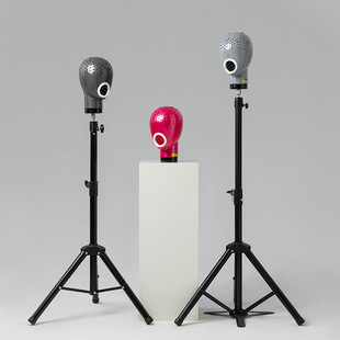 Wig Head Mannequin (With Hair Dryer Stand) - Hairdressing Display Prop