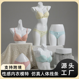 Unisex Plastic Underwear Mannequin - Clothing Store Window Bra & Pants Stand