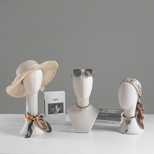 O1CN01KlxgOW1nondo86p88_2218826365137-0-cib.310x310.jpg Female Head Mannequin - Wig & Hat Display Prop