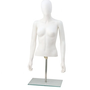 O1CN01LJZfIz1eBYzxGL2kt_2215866743833-0-cib.310x310.jpg White Plastic Half-Length Female Mannequin - Clothing Store Window Prop
