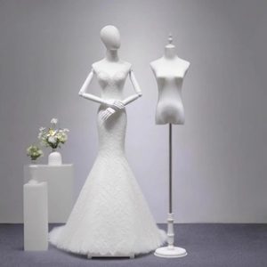 O1CN01M5zllz1YOUg7aJ60Z_2215791163049-0-cib.310x310.jpg White Half-Length Female Mannequin - Wedding Dress Store Window Stand