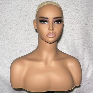 EU/US Head Mannequin - Wig & Earring Display Mold (Factory Supply)