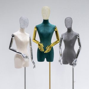 O1CN01MXf0Hr1nFWz8BXzEQ_2212945495060-0-cib.310x310.jpg High-End Suede Hollow-Head Female Mannequin - Women’s Store Platform & Window Stand