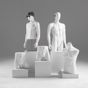O1CN01OHdS5P1nondx4oavt_2218826365137-0-cib.310x310.jpg High-End Matte White Male Mannequin Set - Clothing Store Window Underwear Stand (Tabletop)