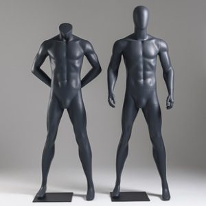 Unisex Muscular Sports Mannequin - Sports Store Window Stand (Running)