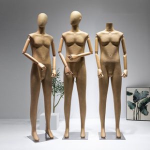 Retro Kraft Paper Muscular Male Mannequin - Men’s Store Window Stand