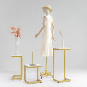 Clothing Store Display Stand Set - Window Water Table, Shoe/Bag & Island Rack