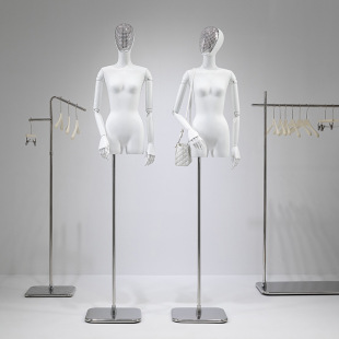 O1CN01UWfUhc1nFX2VcHNfG_2212945495060-0-cib.310x310.jpg High-End Electroplated Female Mannequin (With Pendant Hand) - Women’s Store Window Prop