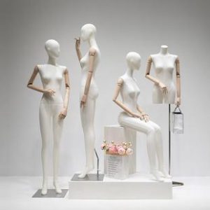 O1CN01Uhm8en1nFX82NWpK7_2212945495060-0-cib.310x310.jpg Cloth-Wrapped Female Mannequin - Women’s Store Window Stand (With Pendant Hand)