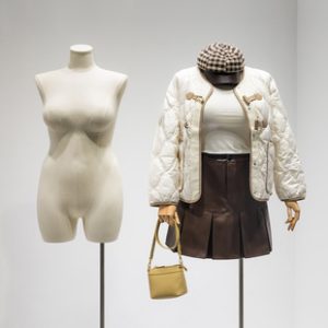 Plus Size Half-Length Female Mannequin - Women’s Store Window Stand