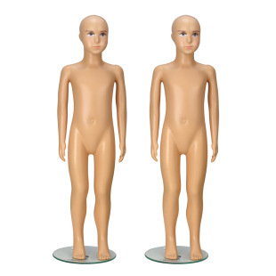 Skin-Color Kids’ Mannequin (With Makeup) - Kids’ Store Window Stand
