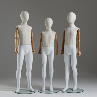 O1CN01a6vfoS1nonbxhztz8_2218826365137-0-cib.310x310.jpg Cloth-Wrapped Kids’ Mannequin (With Movable Hands) - Kids’ Store Window Stand