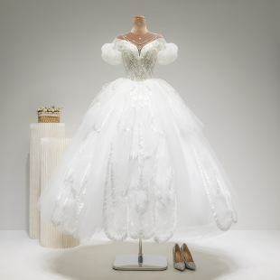 O1CN01bdbjaO1nFX2doVGPe_2212945495060-0-cib.310x310.jpg Internet Celebrity Female Wedding Dress Mannequin - Women’s Store Window Stand