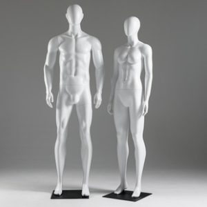 Unisex Plus Size Muscular Sports Mannequin - Sports Store Window Stand