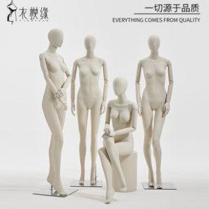 Yimo Yuan High-End Korean Female Mannequin - Clothing Store Window Shelf