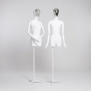 O1CN01dVJFmi1nondqPInc1_2218826365137-0-cib.310x310.jpg Matte White Female Mannequin - Korean Clothing Store Window Stand (With Pendant Buckle Arm/Collarbone)