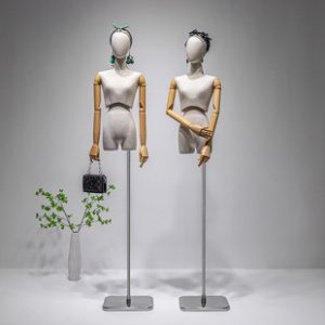 O1CN01djStqv1nFWz7bHzNu_2212945495060-0-cib.310x310.jpg High-End Bamboo Hemp Female Mannequin - Korean Women’s Store Window Stand