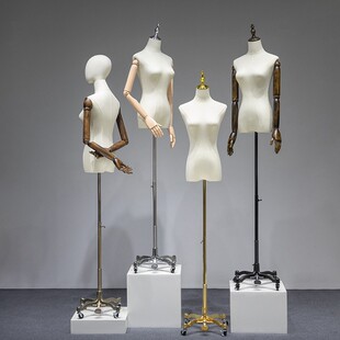 O1CN01ebhHTl1YOUgQ8SR5s_2215791163049-0-cib.310x310.jpg Female Wedding Dress Mannequin (With Universal Wheel) - Clothing Store Window Stand