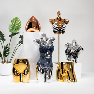 O1CN01fpJcNa1oWleDnLwmF_2213992875233-0-cib.310x310.jpg Electroplated Female Mannequin - Underwear Store Platform Stand (Bra/Lingerie)