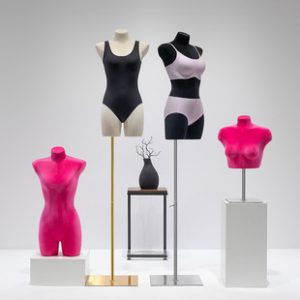 Half-Length Female Mannequin - Clothing Store Window Prop (Bra/Underwear)