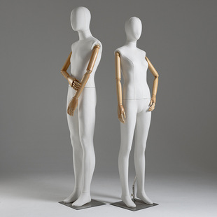 O1CN01hai9P21nonbwAIXxb_2218826365137-0-cib.310x310.jpg Cloth-Wrapped Couple Mannequin - Women’s Store Window Stand (With Solid Wood Hands)