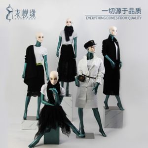 Yimo Yuan High-End Korean Female Mannequin - Clothing Store Window Rack