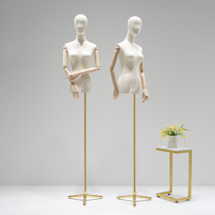 O1CN01kL2lYb1nFX2bPno8U_2212945495060-0-cib.310x310.jpg Korean Collarbone Female Mannequin - High-End Women’s Store Window Stand