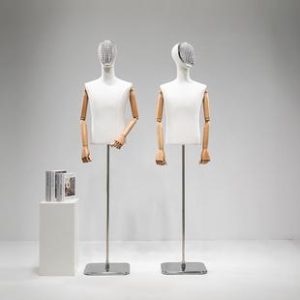 Male Mannequin (Metal Particle Face) - Men’s Store Window Stand