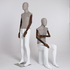 O1CN01kj5p8L1nonbzbfMO4_2218826365137-0-cib.310x310.jpg Gray Cloth-Wrapped Male Mannequin (With Movable Hands) - Clothing Store Window Stand