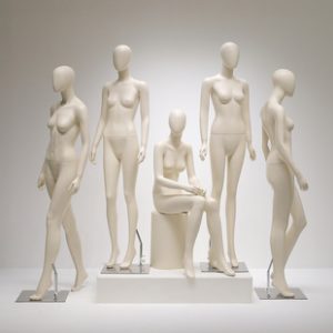 O1CN01kygKkG1X95kj6UTXj_2220254502880-0-cib.310x310.jpg High-End Matte White Female Mannequin - Women’s Store Window Stand (With Sitting Model)