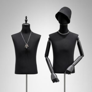 O1CN01nyJp5U1nFWzEZpnbI_2212945495060-0-cib.310x310.jpg High-End Black Cotton Male Mannequin - Men’s Store Suit Window Stand