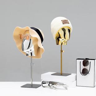 Electroplated Head Mannequin - Clothing Store Window Stand (Hat/Hair Accessories)