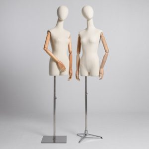 Active-Head Female Mannequin - High-End Korean Women’s Store Window Stand