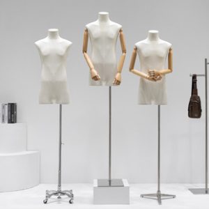 Trendy Brand Male Mannequin Set - Half/Full-Length Clothing Store Exhibition Stand