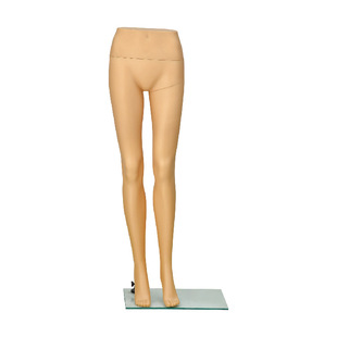Skin-Color Female Leg Mannequin - Clothing Store Window Prop (Leggings/Yoga)